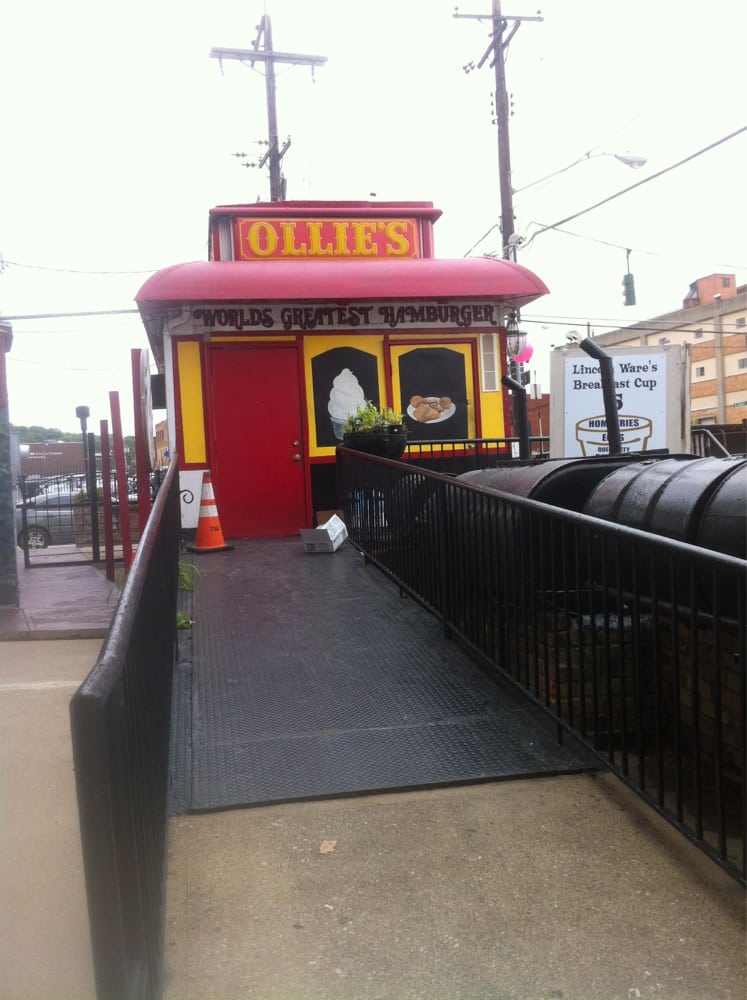 The iconic Ollie's Trolley storefront